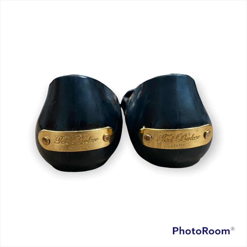 Ted Baker Rhinestone plastic flats. - Picture 2 of 4
